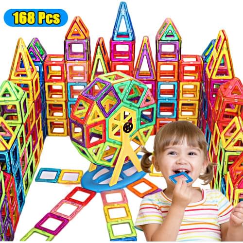 Big Size Magnetic Designer Magnet Building Blocks Accessories Educational Constructor Toys For Children