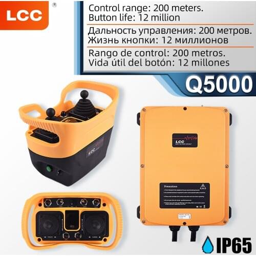 LCC Q5000 Joystick Remote Control F24-60 Industrial Joystick Wireless Remote Control