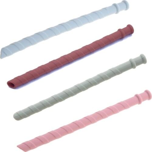 Reusable Baby Food Grade Silicone Straws Spiral Drinking Children Use Birthday Party Bar Club Cup