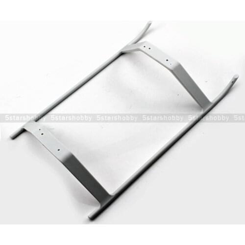 White landing skid gear set for 500 helicopter