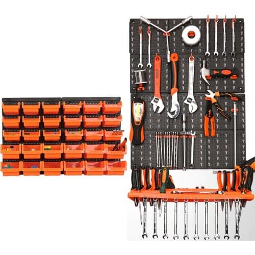 Plastic Tool Box Wall-Mounted Tool Storage Component Box Garage Unit Shelving Organzer Antistatic Plastic Tool Parts Box