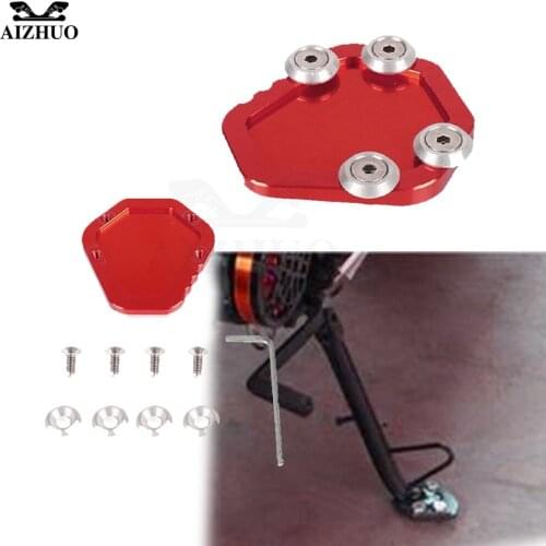 Motorcycle Pad Support Plate FOR BENELLI leoncino 500 BJ250 BJ300 BJ302 BN250 BN300 BN302 Kickstand Foot Side Stand Extension