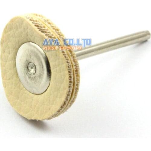 20 Pieces 25mm Leather Buffing Polishing Wheel