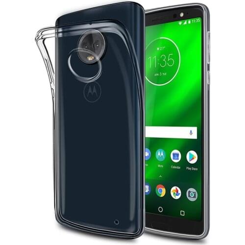 Transparent TPU Silicone Phone Case for Motorola Moto G6 Plus Play MotoG6 G6Play G6Plus Ultrathin Soft Clear Back Cover Carcasa