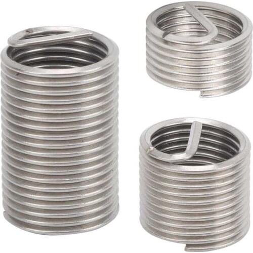 10Pcs M18x2x1D/1.5D/2.5D Thread Repair Inserts Steel Wire Protection Sleeve Hardware Accessories