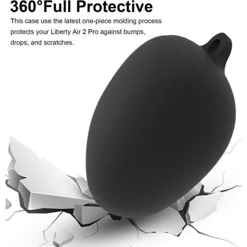 Rondaful 360 Degree Full Headset Protector Cover Shockproof Silicone Headphone Case For Anker Soundcore Liberty Air2 Pro Earbuds