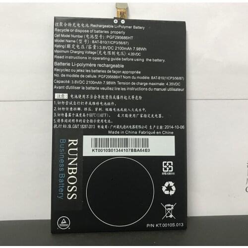 Runboss BAT-B10 Batterie 2100mAh For Acer Liquid Jade S55 Mobile Phone Battery