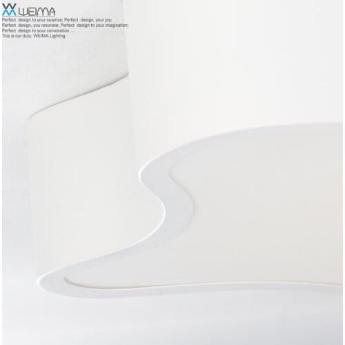 Modern led star shape ceiling lighting lamp bedroom modern minimalist personalized restaurant room study lamp