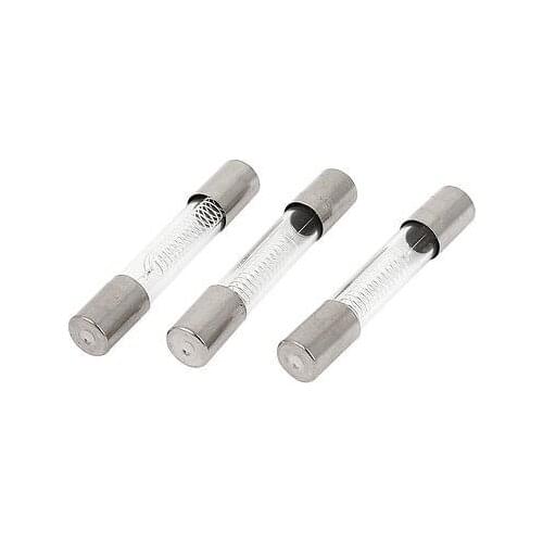 3Pcs Glass Tube Fuse High Voltage 0.8A 5kV 6 x 40mm for Microwave Oven