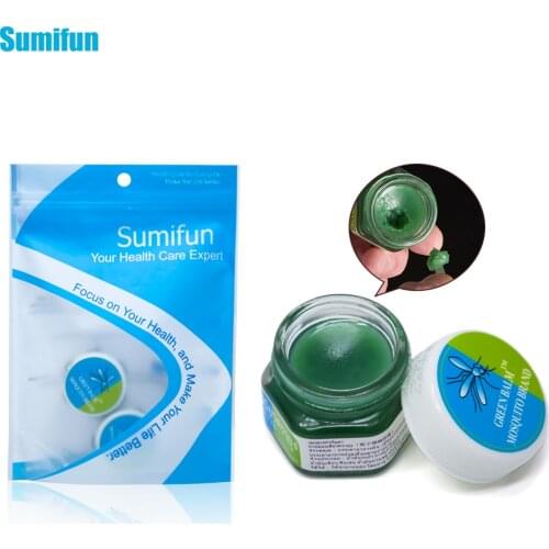 Thai Ointment Muscle Ache Refreshing Ease Oils Headache Dizziness Repellent Anti-mosquito Itching Swelling Green Balm P0006