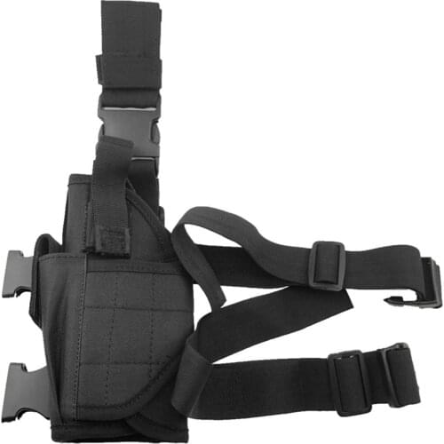 Universal Gun Leg Holster Glock Airsoft Pistol Gun Drop Leg Holster Pouch Adjustable Magic Strap Holster For Left Hand User