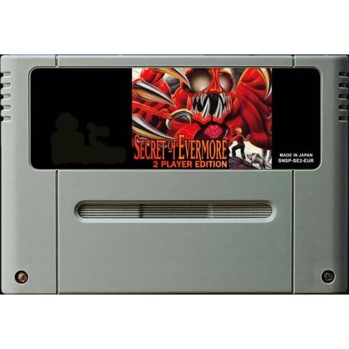 16Bit Games ** secret of evermore 2 player edition PAL Version