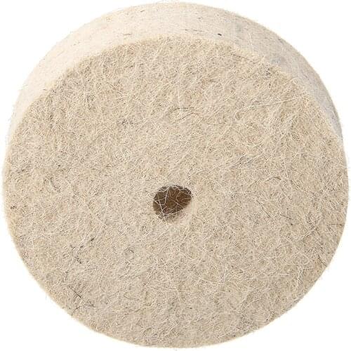 3 inch Drill Grinding Buffing Wheel Round Felt Wool Polishing Pad Abrasive Disc For Bench Polishing Grinder Rotary Abrasive Tool