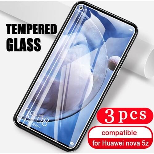 3Pcs 9H for huawei nova 5 5i pro 5T 5Z 4 4E nova 3 3i 3E tempered glass phone screen protector protective film smartphone Glass