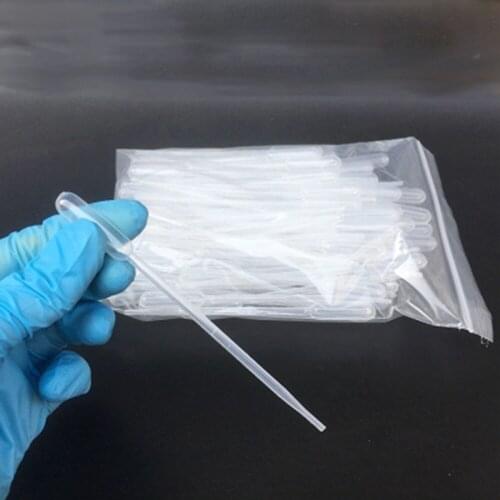 500pcs ,0.5ml Plastic Disposable Graduated Pipette Graduated Transparent pipettes Dropper Laboratory Polyethylene Makeup Tools