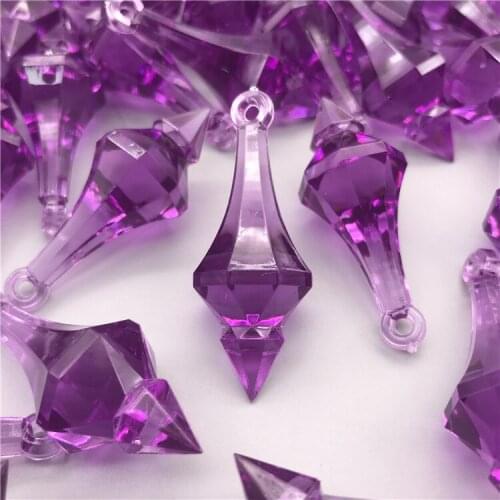 Lighting Accessories 17x47mm Pendant Acrylic Small Pendant Transparent Scattered Beads beads for jewelry making