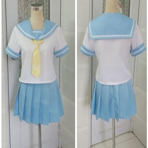 Anime Higurashi no Naku Koro ni Rena Ryugu Cosplay Costume Custom Made Any Size