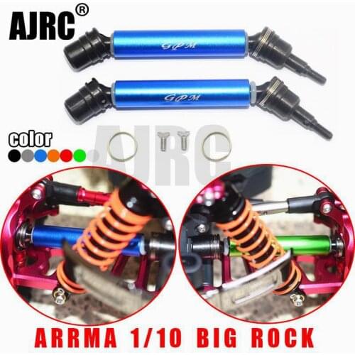 ARRMA 1/10 BIG ROCK 45#hardened steel head+aluminum alloy barrel front and rear universal CVD universal joint AR310780/AR310784