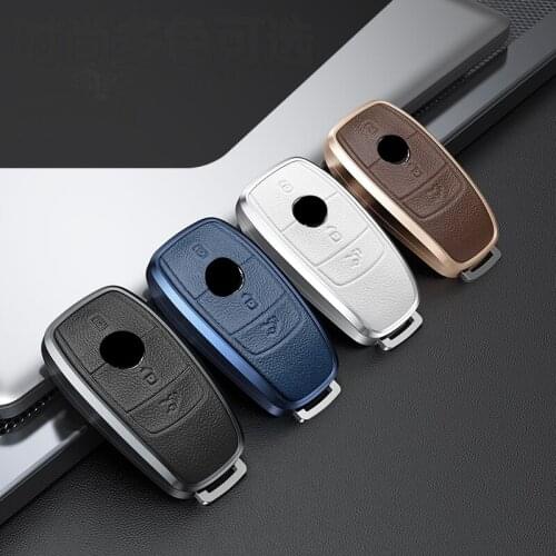 Car Key Case Protective Shell For Mercedes Benz E Class W213 E200 E300 C260 A200L GLC260L Key Protective Interior Decortations