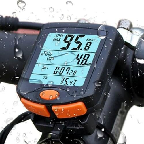 BOGEER YT-813 Bicycle Computer Wireless Speed Meter Digital Multifunction Speedometer Waterproof Sports Sensors Bike Computer