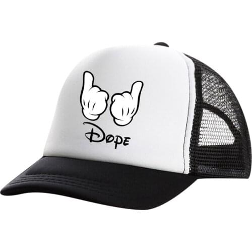 Summer New Unisex fishing Baseball Mickey mouse Men Caps Women Breathable Mesh Snapback Hats Casual sport Hats Ca