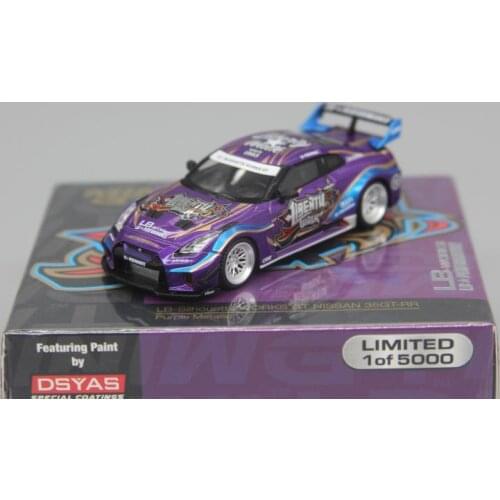 MINI GT 1/64 LBWK Lamborghini Nissan R35 JPS Porsche BMW Land Rover GULF Benz Berlin Bear 5 Limited collection alloy car models