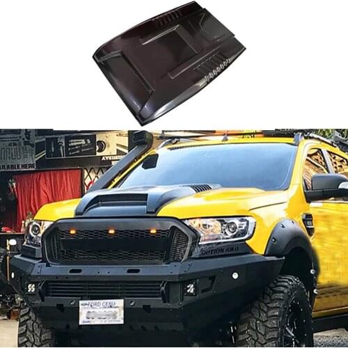 Car Hood Scoop Matte Black Bonnet Scoop For 2012-2020 Ranger Raptor Wildtrak T6 T7 T8 4x4 Pickup Accessories