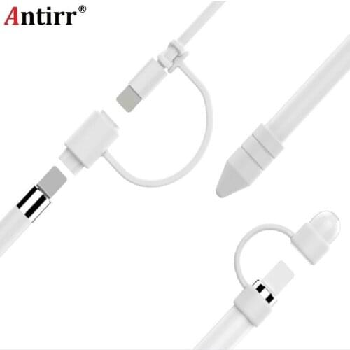 Lightweight Silicone Pen Full Case for Apple Stylus Pencil, Washable Sleeve for iPad Pro 12.9 10.5 9.7 inch Cap Tip Cover Holder