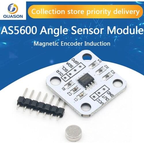 AS5600 magnetic encoder magnetic induction angle measurement sensor module 12bit high precision