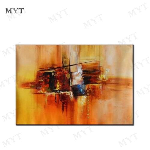 MYT Free Shipping Hand-painted Modern Wall Decor Oil Painting on Canvas Abstract Painting Modern Oil Painting for Living Room