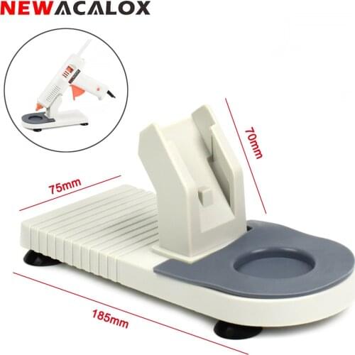 NEWACALOX Glue Gun Base Hot Melt Glue Gun Bracket 113/5805 EU 20W/150W Glue Gun Home DIY Repair Tools Heating Hot Glue Machine