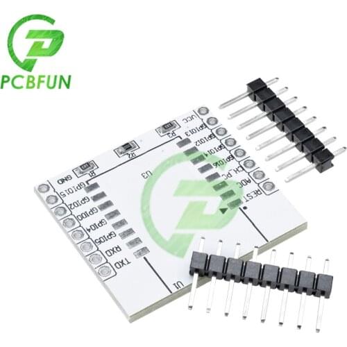 Wholesale ESP8266 Serial Wireless WIFI Module Adapter Plate ESP8266 Board for ESP-07 ESP-08 ESP-12 for Arduino