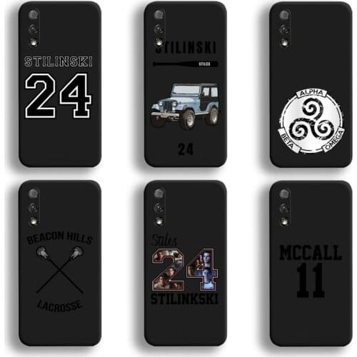 Teen Wolf Stilinski 24 TV Series Phone Cases For Huawei Honor 30 20 10 9 8 8x 8c v30 Lite view 7A pro