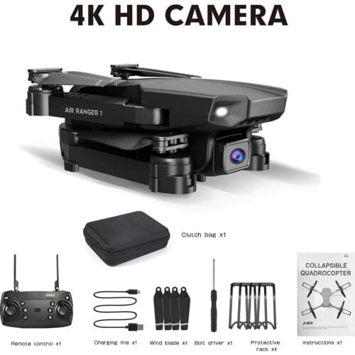 Portable HJ12 Foldable Fixed Height HD Aerial Photography RC Quadcopter 4K/720P/1080P Camera RC Drone Toy