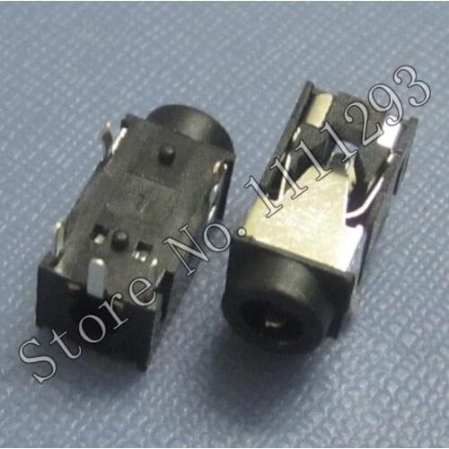 20pcs/lot Audio Jack Connector for TCL LCD SANYO 32CE660LED TV Raspberry Pi 3 Model B + etc Phone Jack - Black