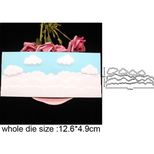 Craft dies Cloud Wave Border Metal Cutting Dies for DIY Scrapbooking die cut Embossing Paper Card Making Stencils dies new 2020