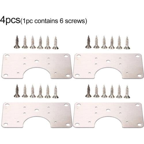 Hinge Fixing Plate For Cabinet Door Repair Installer Kits Hinge Stainless Steel Repair Plate Installer