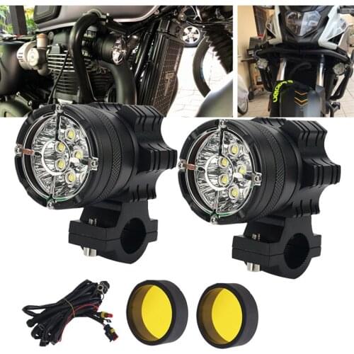 60W LED Motorcycle Lights Spotlight 6/9 lamp beads Waterproof Fog Bulb Super bright For BMW R1200GS F850GS F750GS 750GS 1250GS