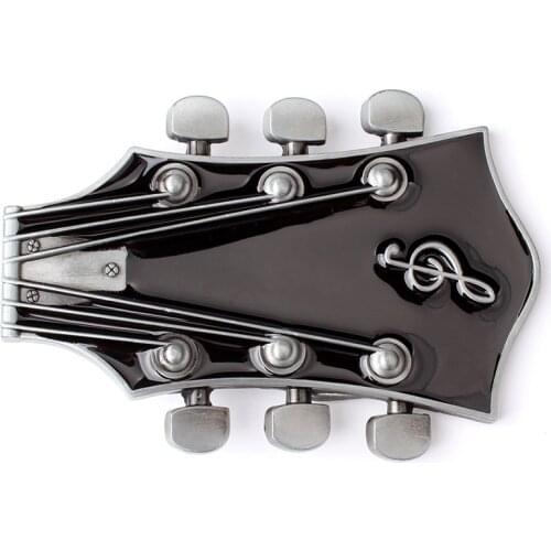 Music Metal Belt Buckle Guitar Fashoin Clothing Accessories
