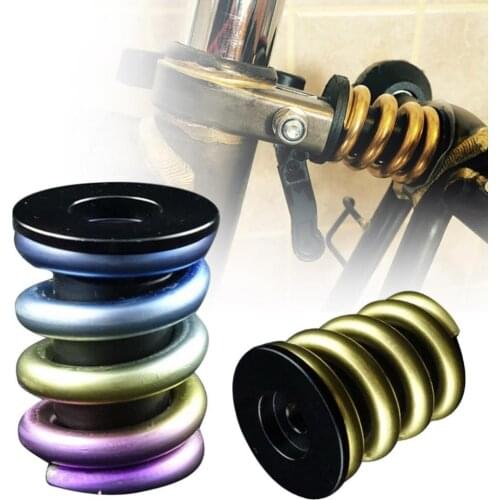Titanium Alloy Bike Folding Bicycle Spring Rear Shock Absorber for Brompton Rear Shock Absorber