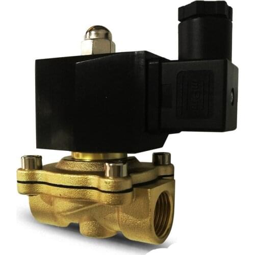 Water-proof moisture-proof solenoid valve water valve with copper body plastic sealing coil AC220V/110V DC24V