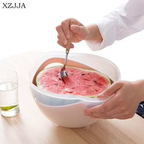 XZJJA Multipurpose Double Kitchen Drain Basket Vegetable Fruit Of Basket And Vegetable Bowl Sieve Colander Kitchen Accessories