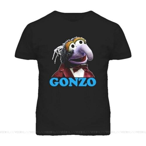 The Muppets Gonzo Funny T-Shirt Cotton Tee Shirt Casual Print Fashion 11 Colors For Mens