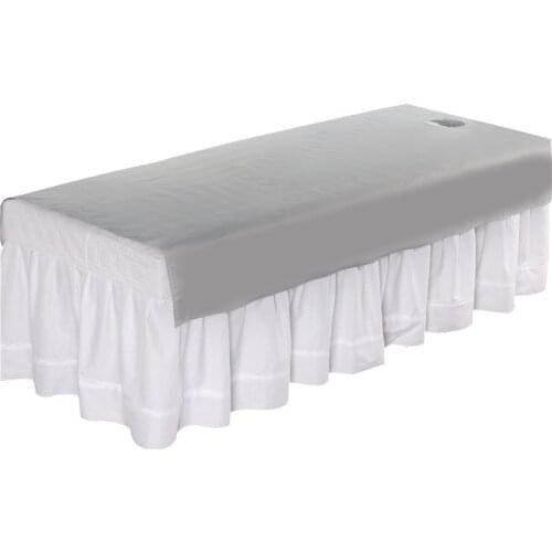 1Pcs Waterproof Oilproof Flat Sheets Professional Beauty Salons Massage Treatment Bed Cover Solid Color Bedding Home Textile