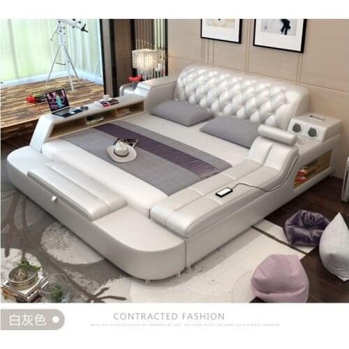 2020 New Design Modern Design Function Leather Children Bedroom Furniture