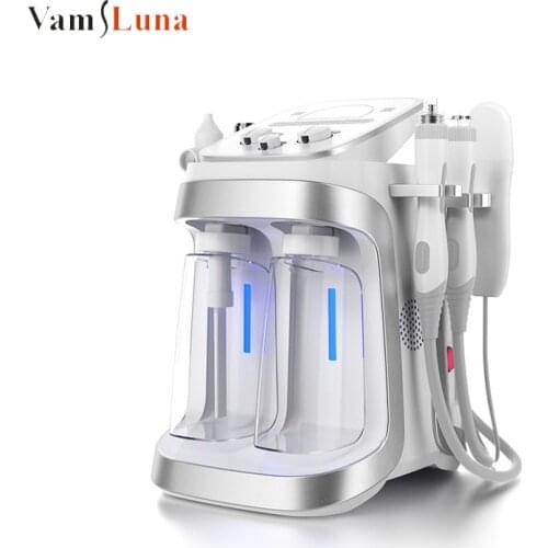 6 IN 1 Plasma H2O2 Thermal Bubble Multifunctional Hydrogen Oxygen Beauty Device Dermabrasion Instrument For Skin Rejuvenation