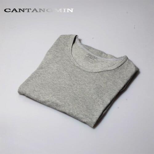 CANTANGMIN Men's Plain T-shirts