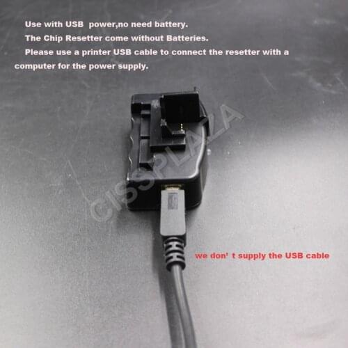 CISSPLAZA 1x printer USB cable for chip resetter compatible for Canon for Brother printers