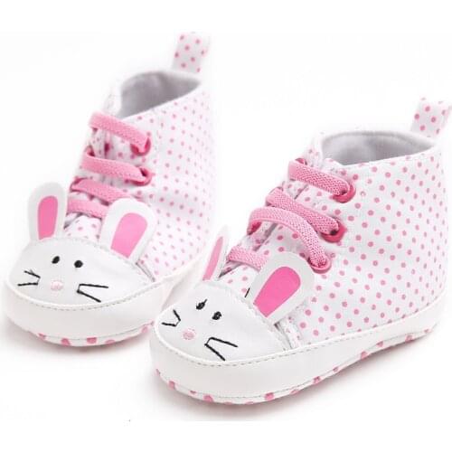 Baby First Walkers New Infant Kid Girls Shoes Lovely Anti-slip Soft Sole Newborn Sneakers Anti-Slip Prewalkers 0-18M