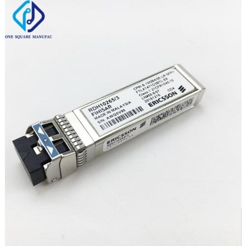 ERICSSON RDH102 65/3 FTLX1475D3BTL-E7 10G 10KM Single-Mode SFP Optical Fiber Transceiver